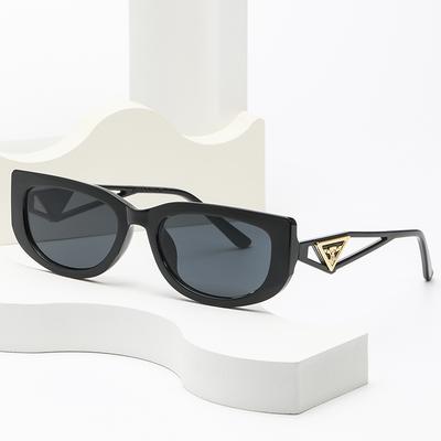 New Fashion Cat Eye Sunglasses Women Men Square Hollow Vintage Designer Shades Classic Trendy Female Sun Glasses
