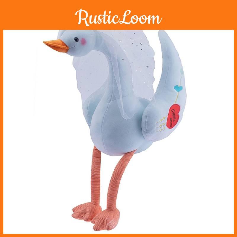 Elegant White Swan Plush Toy Cute Cartoon Stuffed Animal Girls Kid Birthday Gift
