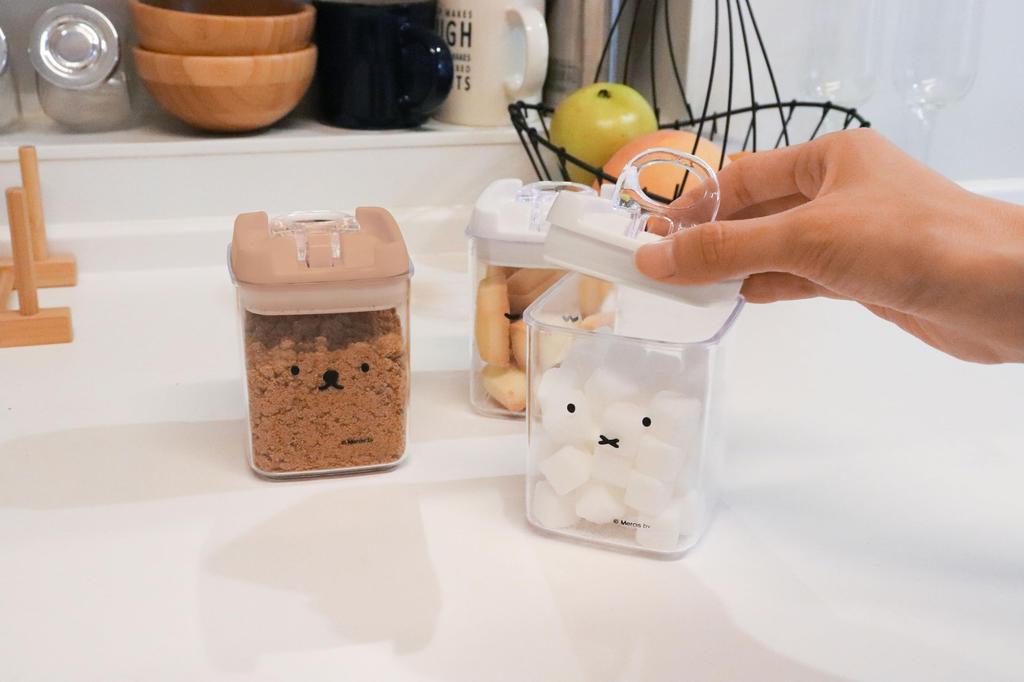Okato Canister Set of 3 Face Sleeping Boris Face Miffy/Boris (Miffy Only, Miffy, Only)