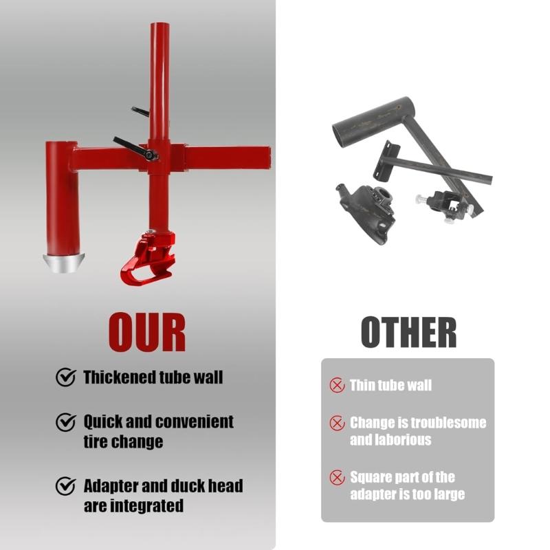 Professionelles Reifenmontagewerkzeug Aufgerüstet mit ergonomischem Griff Einfache Montage Verstärkter Reifenwechsler für Fahrzeuge