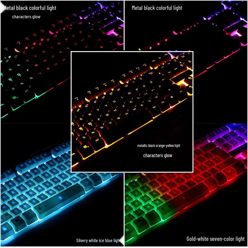 Fenghuolang K12 Wired RGB Mechanical Gaming Keyboard