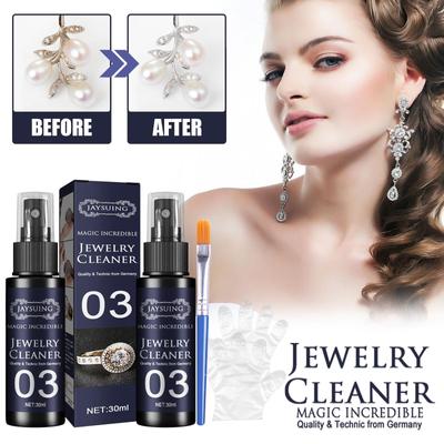 Detergente Pulizia Orologi Diamanti Anelli Pulizia Deruggine Decontaminazione Manutenzione Pulizia Spray 30ml