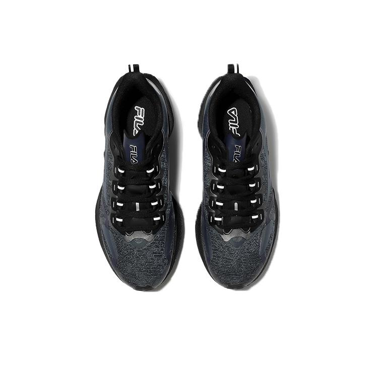 New BTS x FILA Low top Casual Running Shoes Unisex Black Gray Korean Style 1RM01671D_001