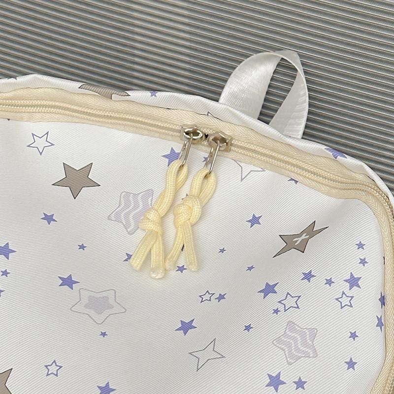 Student Schoolbag Women Star Printed Backpack
