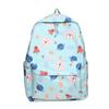 Cute Bear Cartoon Rocket Star Cloud Crown Print Student Backpack For School
