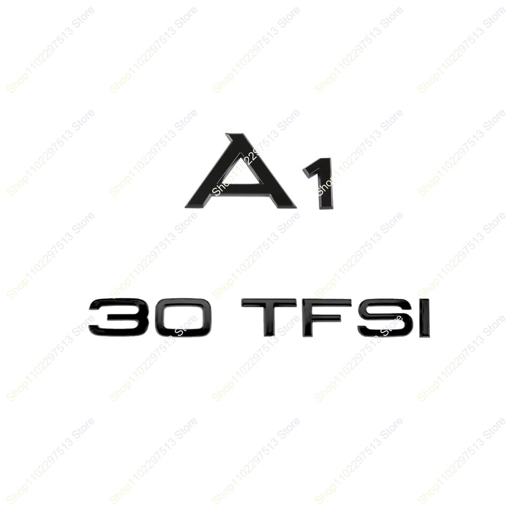 Chrome Glossy Black ABS Numbers Letters Emblem for 60s A1 TDI TFSI 30TFSI 35TFSI 40TFSI Car Sticker Rear Trunk Logos60