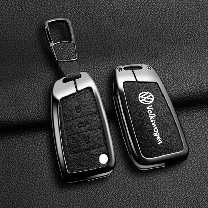 VOLKSWAGEN VW cinkötvözet Autó okos távirányító kulcstartó tok Fedél VW Volkswagen MK7 Golf 7 Tiguan MK2-höz Seat Ibiza Leon FR 2 At-hez