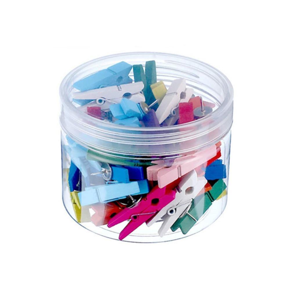50Pcs/Box Colorful Blackboard Push Pins Decorative Thumb Tacks Thumbtacks Clips Push Pin  School