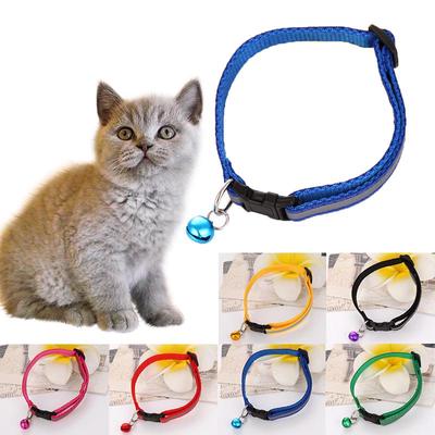 Reflective Bell Dog Cat Pet Collar Kitten Chihuahua Adjustable Small Dog Collar Pet Product