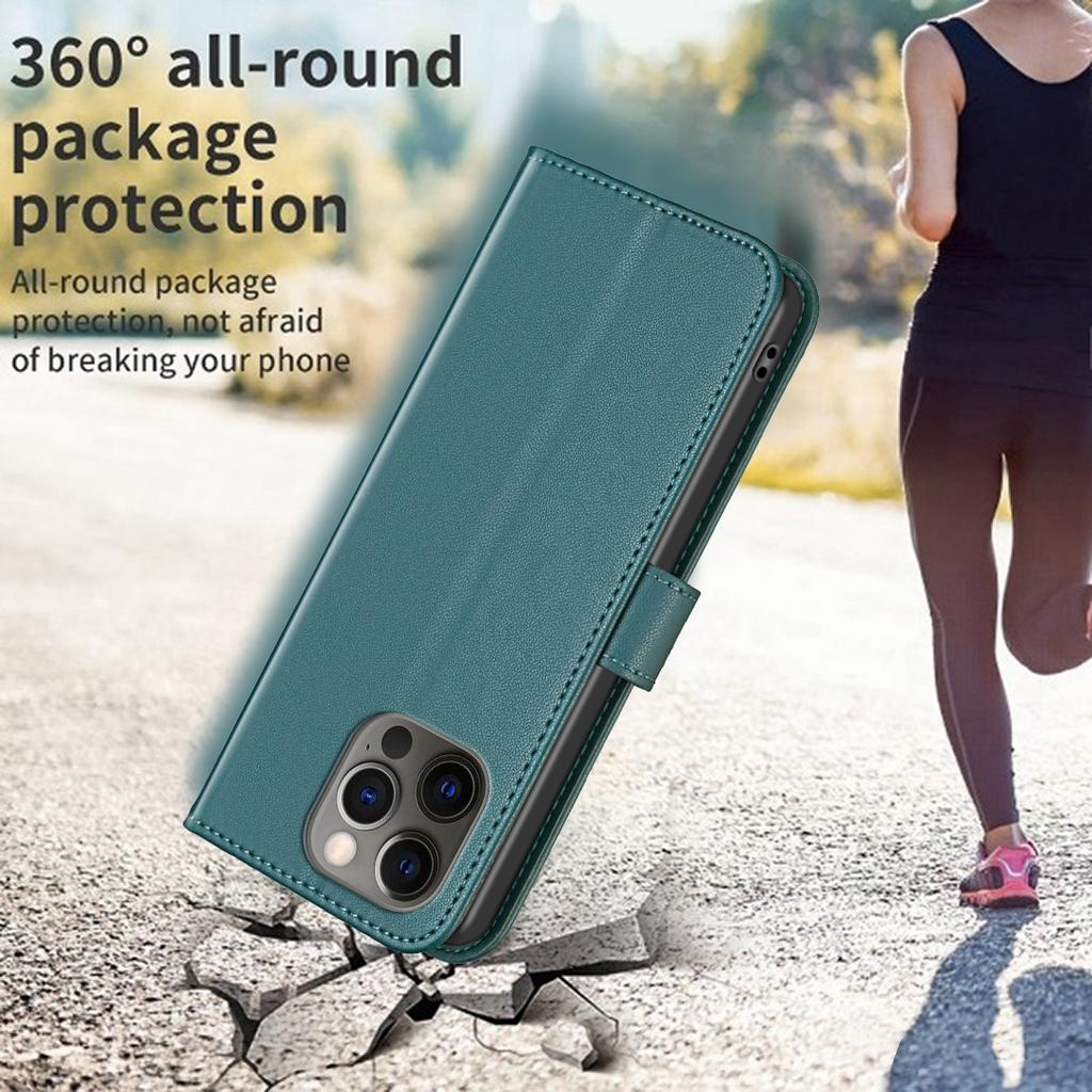 BINFEN COLOR BF17 Brieftasche Hülle für iPhone 12/12 Pro 6,1 Zoll, PU Leder Ständer Folio Handyhülle