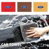 Neues Auto-Wasch-Mikrofasertuch Auto-Emblem-Reinigung Trockentuch Tuch Auot Für Ford SMax CMax Kuga Escape Monde 4 Focus 3 Grand 2
