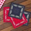 Western Pattern Headscarf Bandanas Hiphop Head Scarf Music Festival Headwrap Cycling Dancing Head Scarf Handkerchief