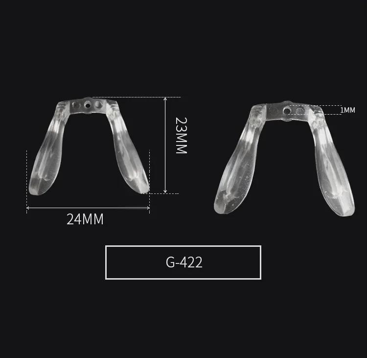 Silicone One-Piece Soft Nose Pads - Anti-Trace, 100 Pairs - Glasses Accessories