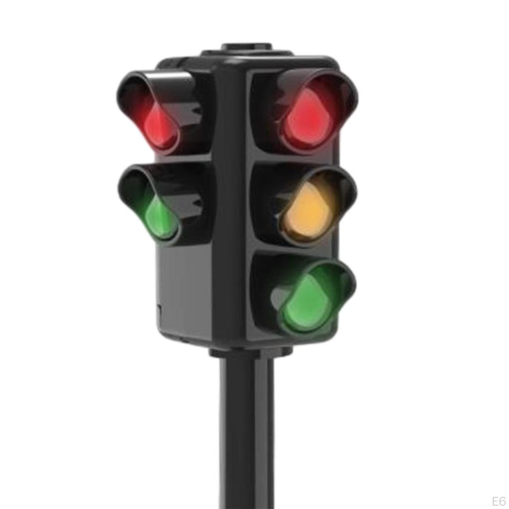 Simulated Traffic Light Pretend Toy Mini Scientific Experiment Safety Teaching Aids Portable