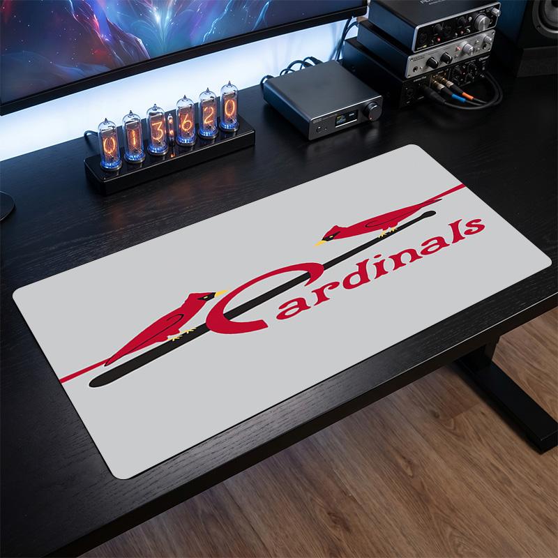 St. Louis Cardinals Pattern Mousepad Anti?Slip Rubber Desk Pad For Gaming Working Desktop Decoration