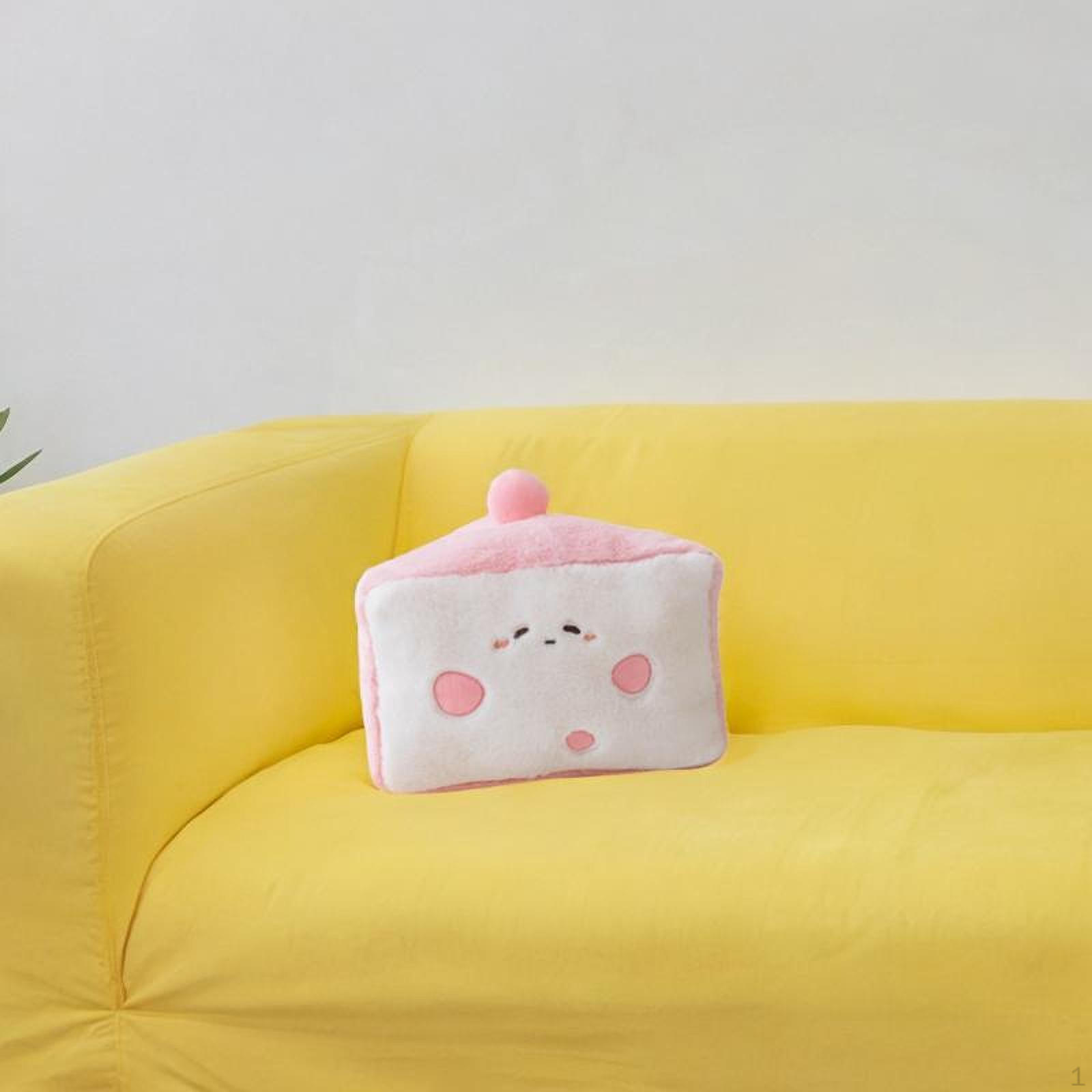 

Игрушка-подушка в виде торта для детей и взрослых, декор для машины, кровати розовый