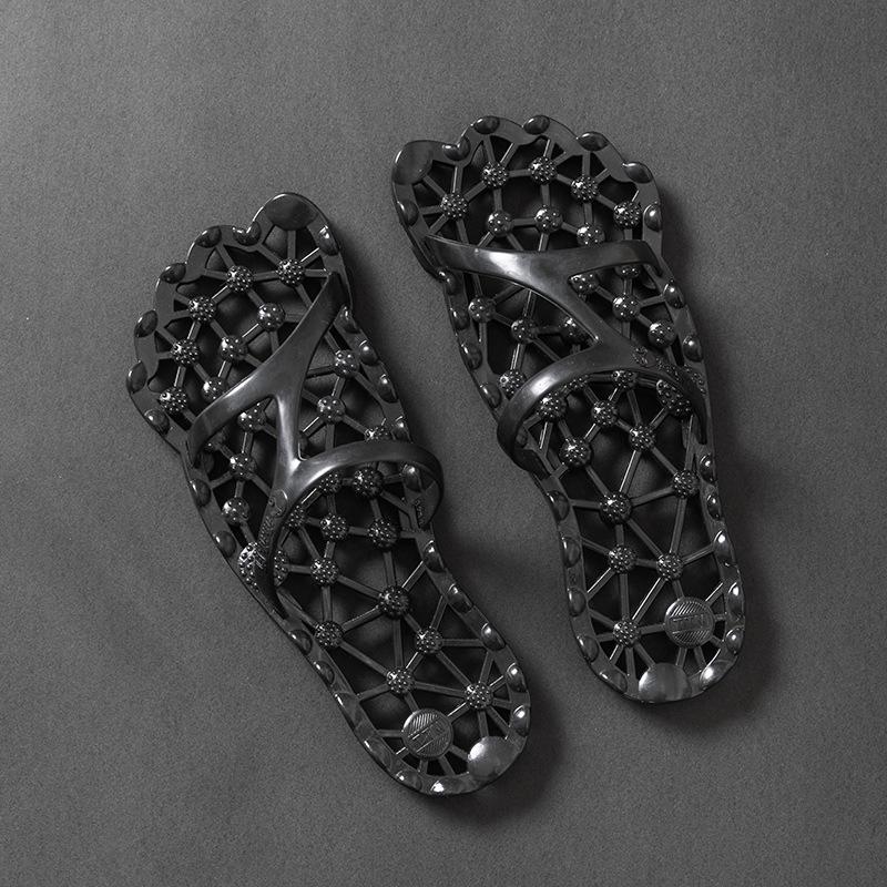 Women's Summer Plantar Acupressure Massage Slippers - PVC Health Shoes
