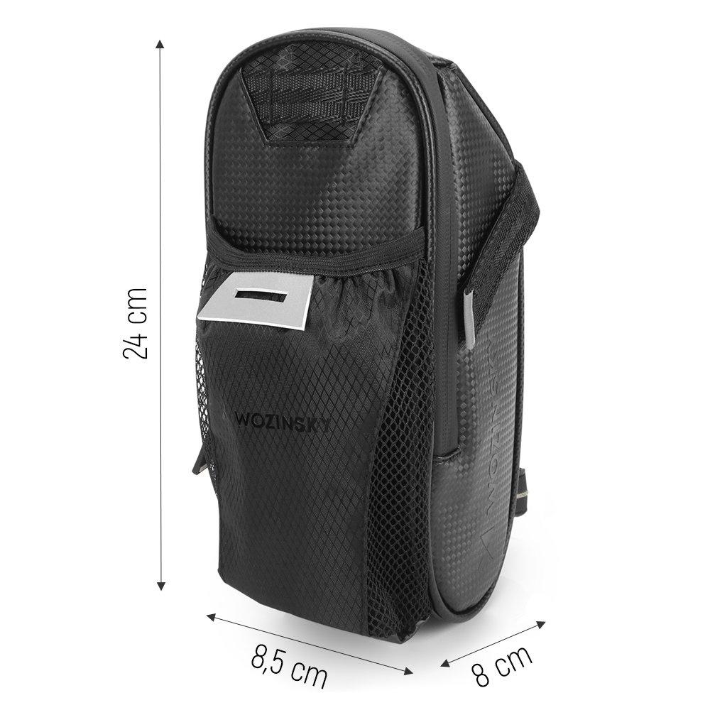 Wozinsky Bike Saddle Bag 1.5 L Black (WBB20BK)