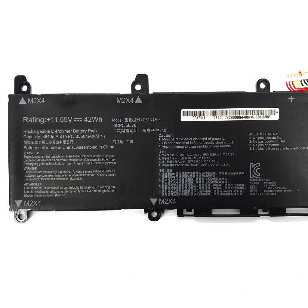 Replacement Battery C31N1806 For ASUS VivoBook S13 S330F S330UA S330FN S330FA X330FA X330FL X330UA K330 R330 K330FA