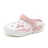 Summer New Women's Hole Shoes Platform Non-slip Wear-resistant Fashion Two-color Leisure Outdoor Beach Bag Head Mop
