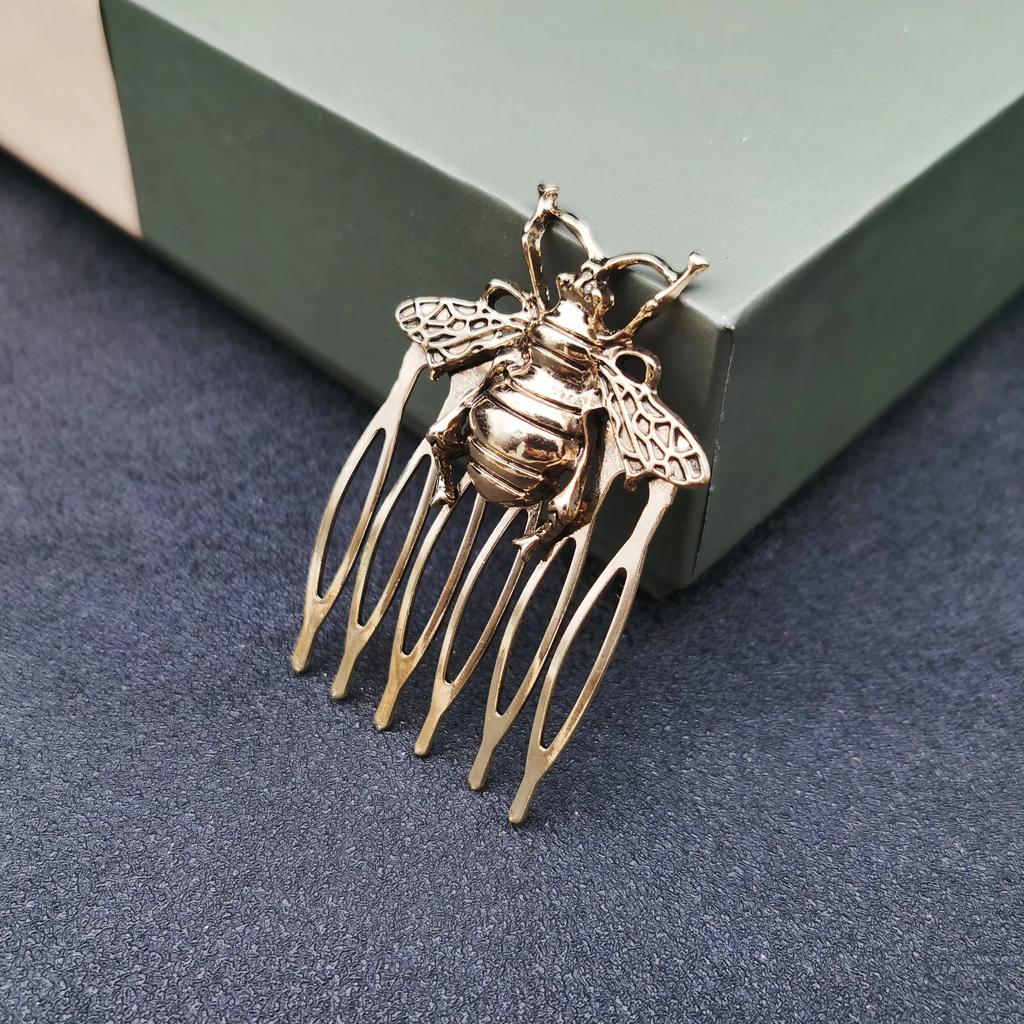 Korean Fashion Metal Butterfly Hair Comb Pins Bun Coiffure Wedding Styling Bridal Headdresses Ponytail Holder Gift Wholesale