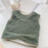 Autumn Winter Outer Wear Boys Girls Children's Velvet Vest Baby Fashionable Waistcoat Kid's Simple
