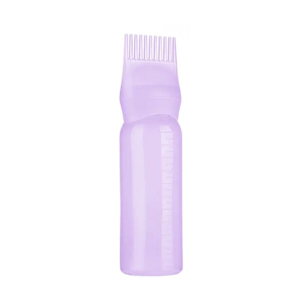 Hairdressing Cleaning Shampoo Bottle Comb Teeth Hair Bottle Cream Color Scale Perm Bottle
