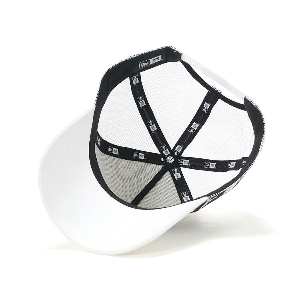 [New Era] New Era Mesh Cap 9FORTY A-Frame Trucker 14666211 NER32C6449 WhiteBlack Essential ONSPOTZ Exclusive Men's Women's Hat 940 SpringSummer
