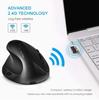 Left-handed Mouse, High-precision Ergonomic Mouse, 2.4G Rechargeable Wireless Vertical Mouse, 3-level Adjustable DPI (80012001600), Reduces Wrist