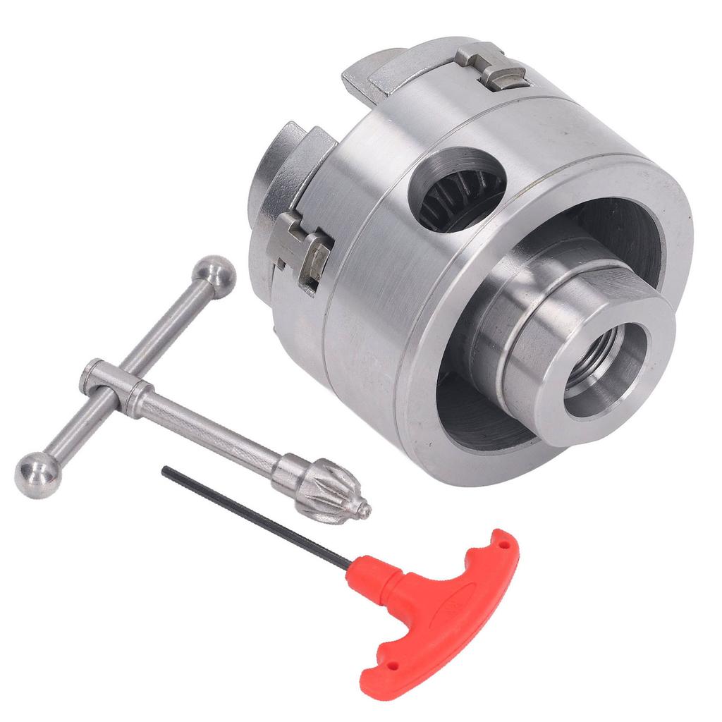 2,75 Zoll Drehbankfutter 4 Backen 1Zollx8TPI Gewinde legierter Stahl kleines Futter für Holzdrehen Fräsmaschine