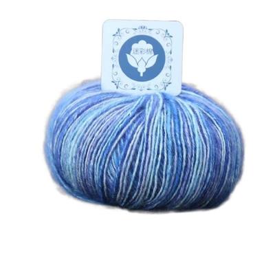 Super měkká pletací vlněná příze, ruční pletení, středně silná, pestrá, česaná příze, pohodlná víceúčelová příze pro ruční pletení