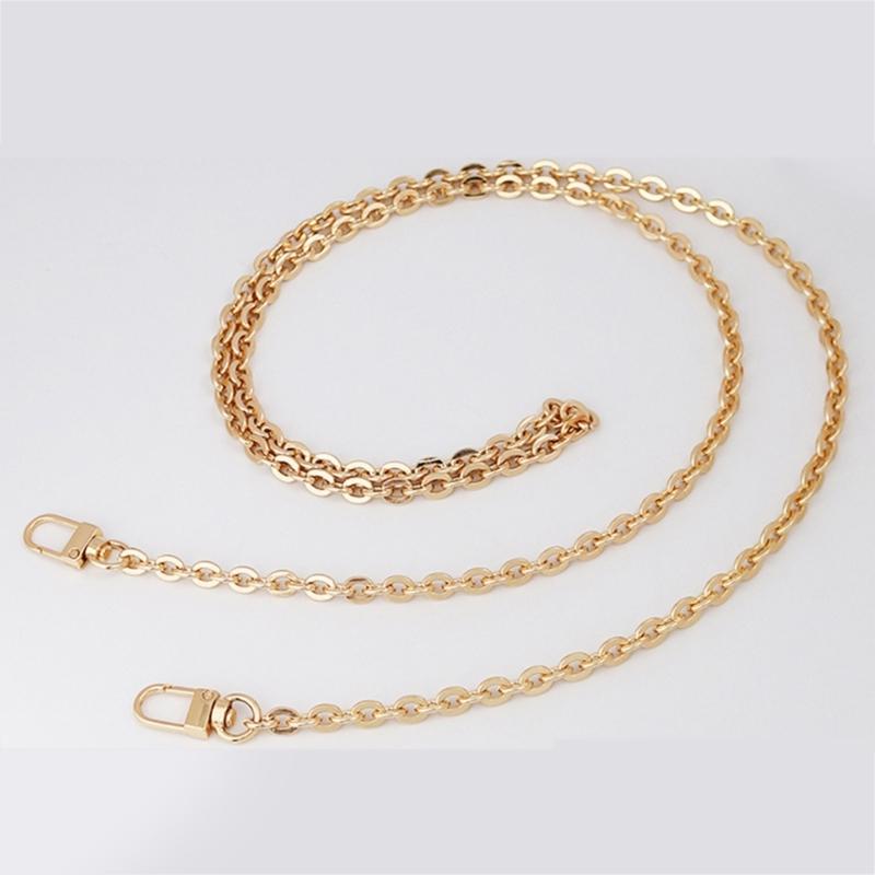 100/120cm Metal Chain Bag Straps Bags Accessories Women Replacement Shoulder Crossbody Strap for Handbags Universal