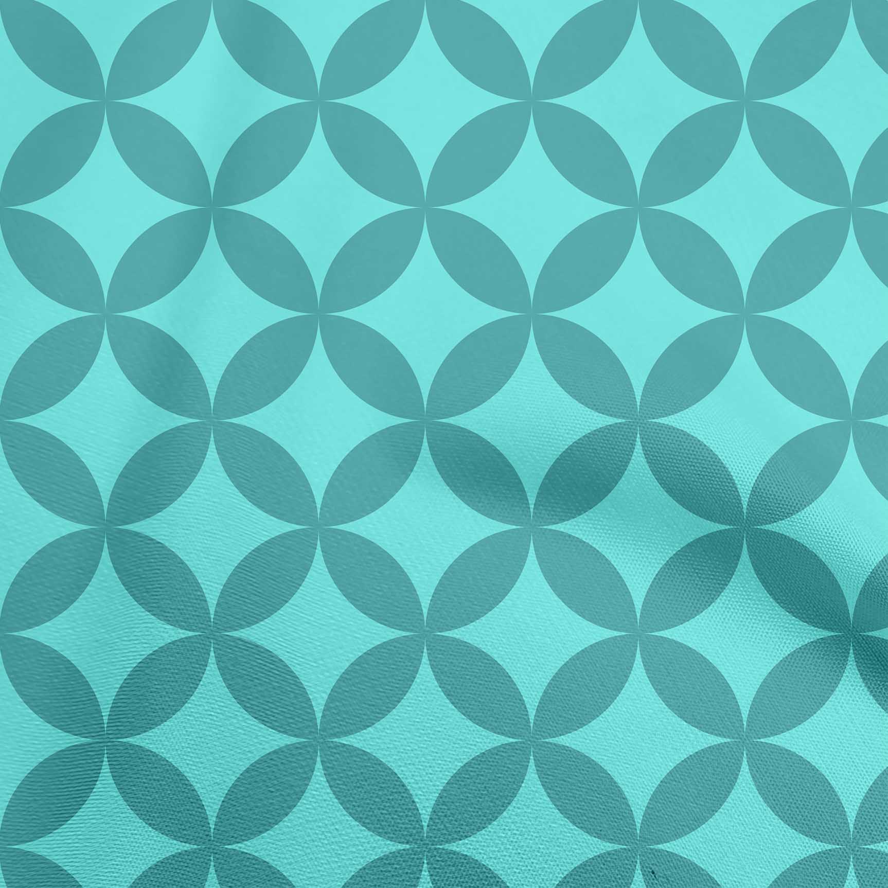 

oneOone Жоржет Віскоза зелена тканина Геометричний швейний матеріал Тканина з принтом у дворі 42 дюйма 42 Inch Wide - Viscose Chiffon небо синє кольору