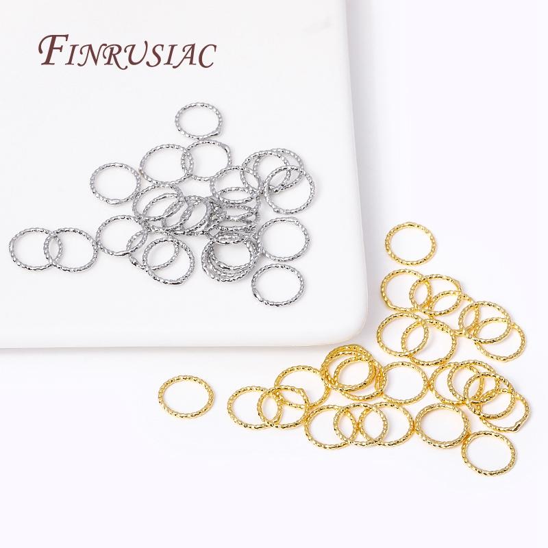 6/8/10/12MM Runde Verdrehte Geschlossene Ringverbinder Für DIY Schmuckherstellung Zubehör Zubehör für Schmuck Großhandel