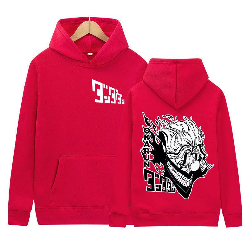 Hot Anime Dandadan Okarun Graphic Merch Hoody Japanese Casual Oversized Pullovers Sweatshirt Mens Women Fashion Harajuku Hoodies