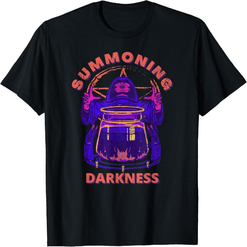 Coffee Demon Summoning Funny Retro T-Shirt2 XXXXXL чёрный