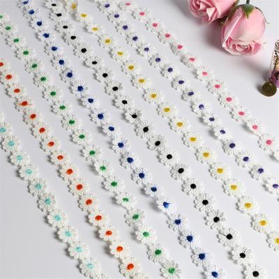 1 meter x 25 mm kanten rand Daisy Flower Home textielkledingbenodigdheden