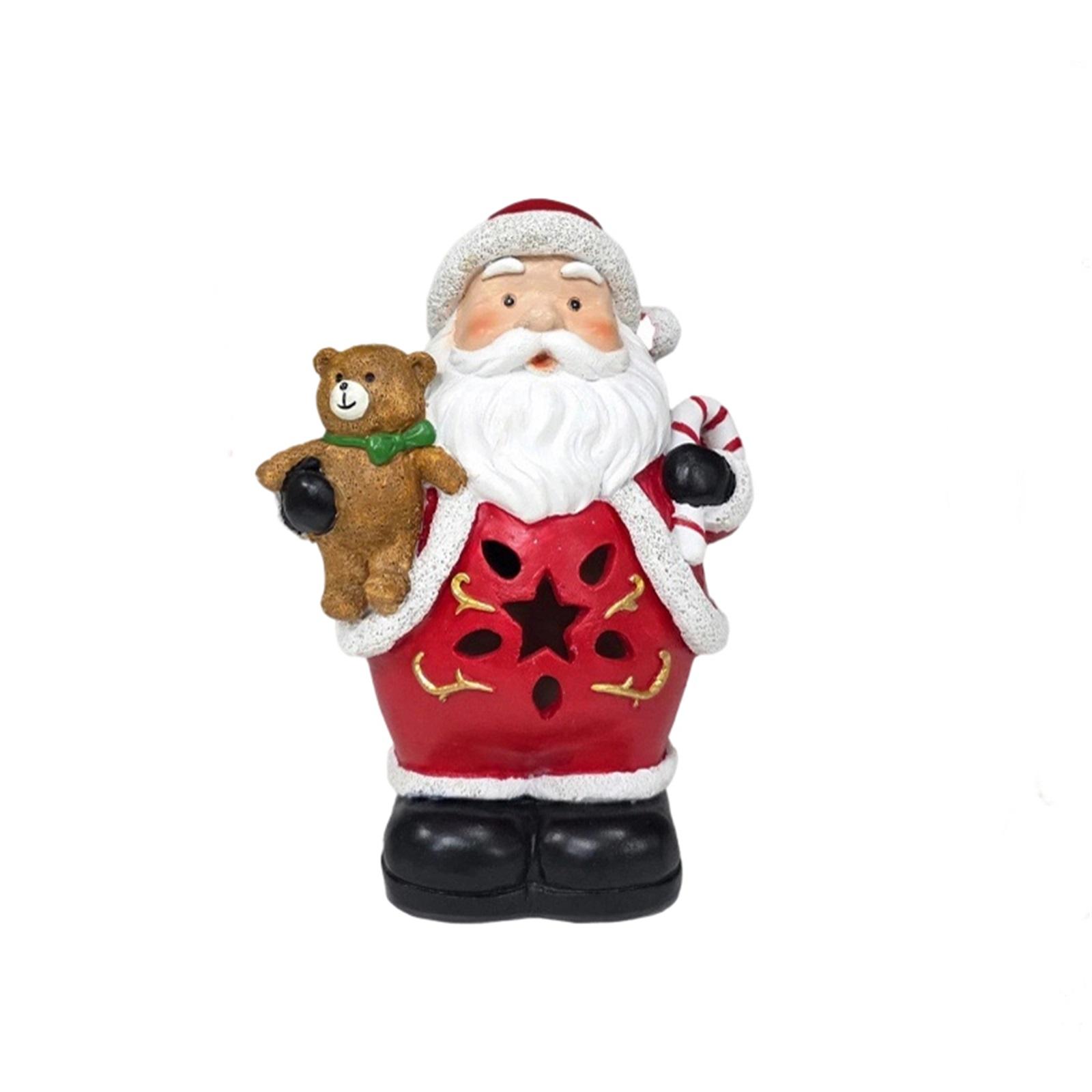 

Christmas Decorations, Solar Powered Resin, Christmas Tree, Snowman Gift, Desktop Ornament One Size