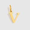 EMANCO Initial Alphabet Pendant Stainless Steel Charms for Making Necklace Minimalism Accessories Women's Jewelry Wholesale