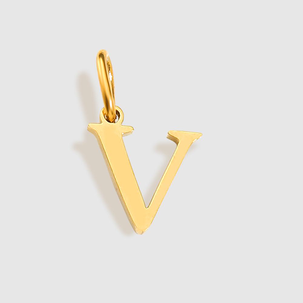 EMANCO Initial Alphabet Pendant Stainless Steel Charms for Making Necklace Minimalism Accessories Women's Jewelry Wholesale