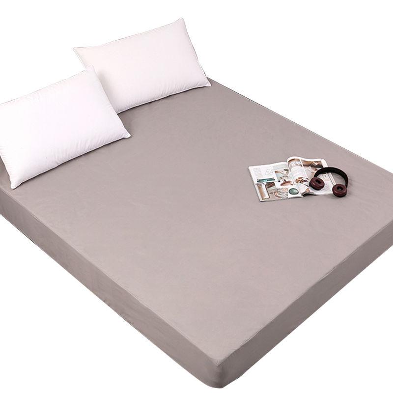 2025 New 99% Waterproof Solid Bed Fitted Sheet Nordic Adjustable Mattress Covers Four Corners with Elastic Band Anti-mite&Washable