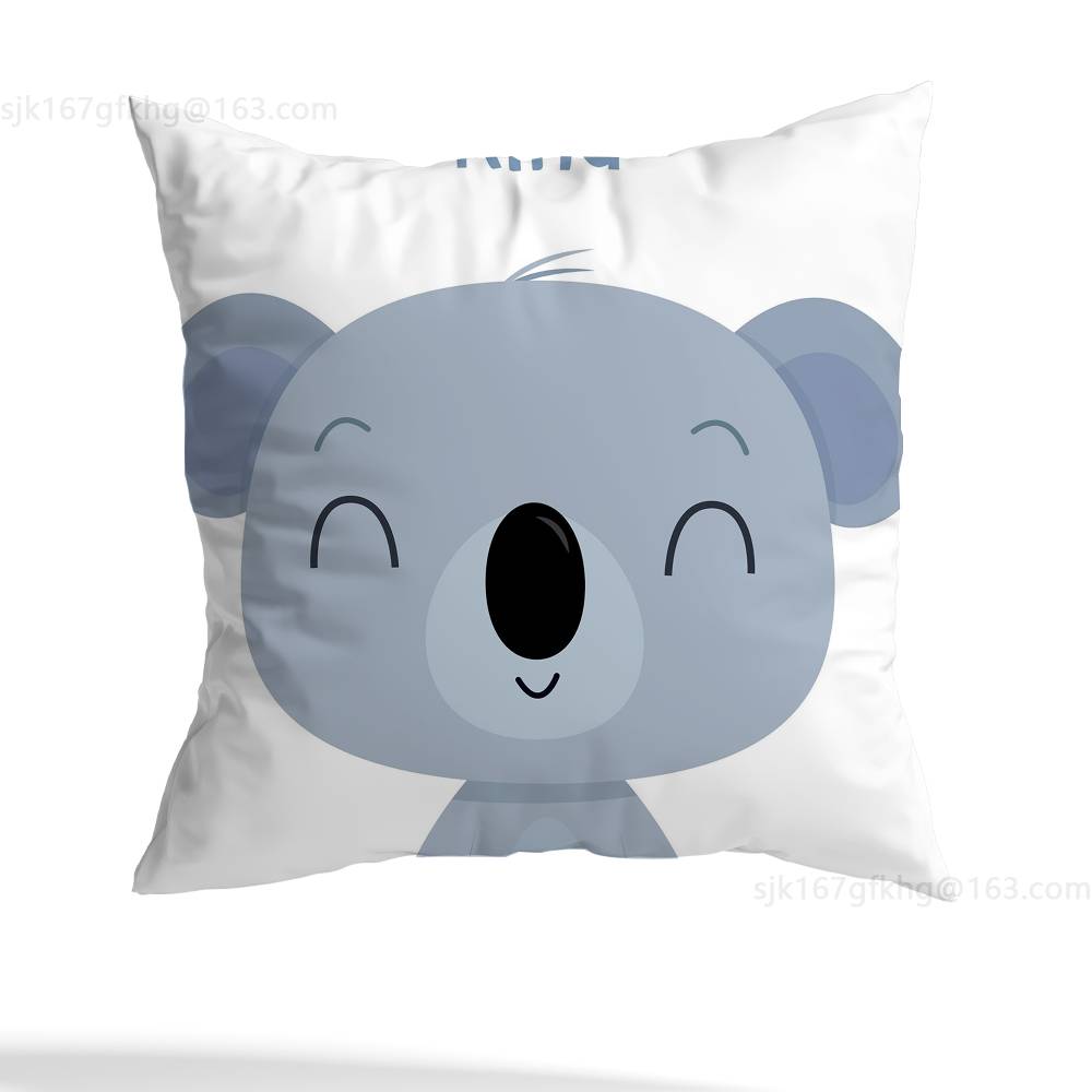 Cute Cartoon Animal pillow cover living room sofa cushion cover bedroom room bed pillow cover home decoration