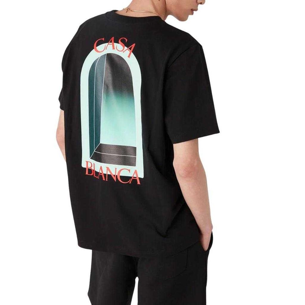 Casablanca Herren L´Arche Baumwoll-T-Shirt