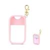 Silicone Cover For 30ml Bottles Slip Proof Protective Holder Keychain Case For Hand Sanitizers And Fragrant Products