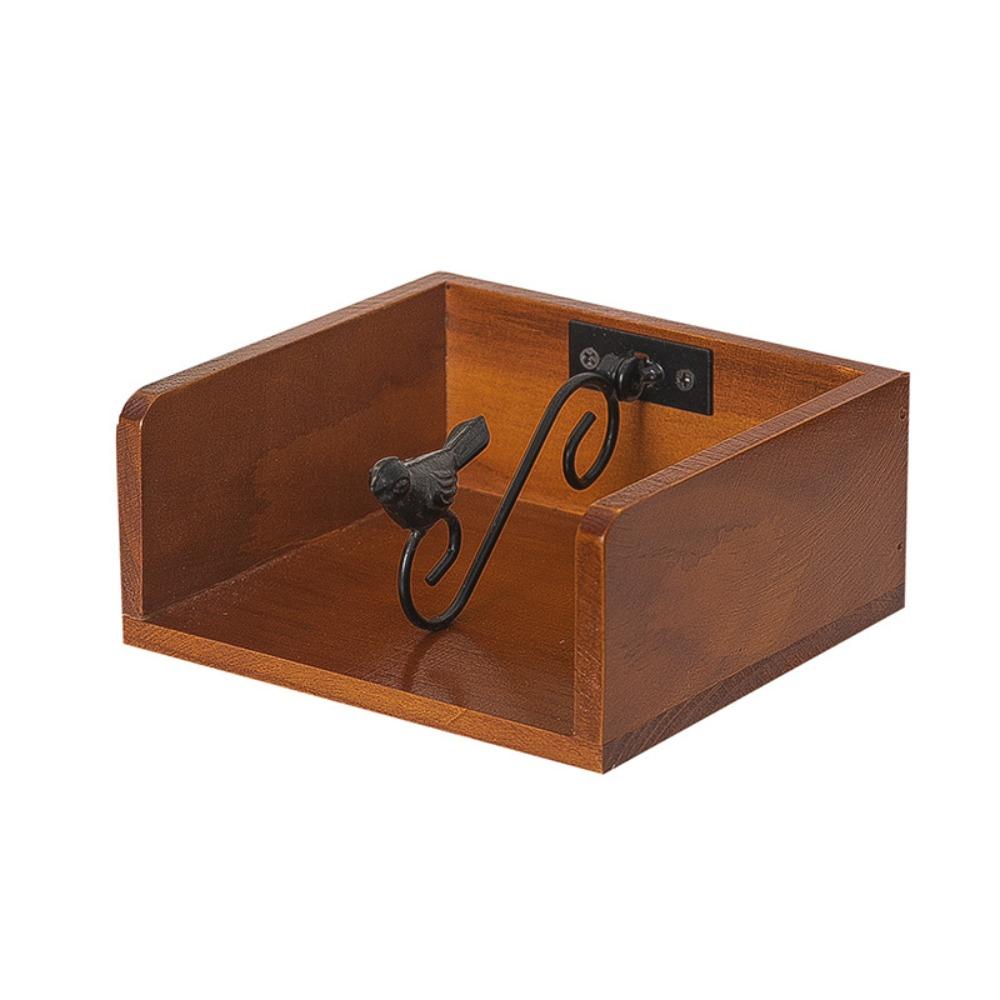 Wooden Tissue Box Large Capacity Napkin Holder Creative Tissue Storage Organizer  Homestay 1PC