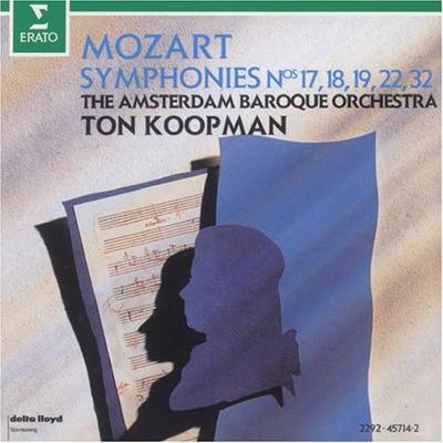 CD KOOPMAN (TON), MOZART; AMSTERDAM BA - Mozart: Symphonies Nos. 17, 18, 19, WPCS11106 Japan ObiClassical Used