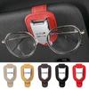 Auto Brillenetuis Fahrkartenhalter Auto Sonnenblende Leder Metall Sonnenbrillenhalter Für Nissan Nismo Tiida Teana GTR Juke Qashqai