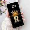 Case For Samsung Galaxy A5 2017 A520F Bumper Cover Samsug A5 2016 A510F Initials Letter Pattern Soft TPU Silicone Transparent