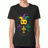 Mardi Gras Balloon Dog Unisex Cotton T Shirt,Pure Cotton Premium Print, Durable,Casual Fashion,Party Celebration, New Orleans Parade Style,Comfortable