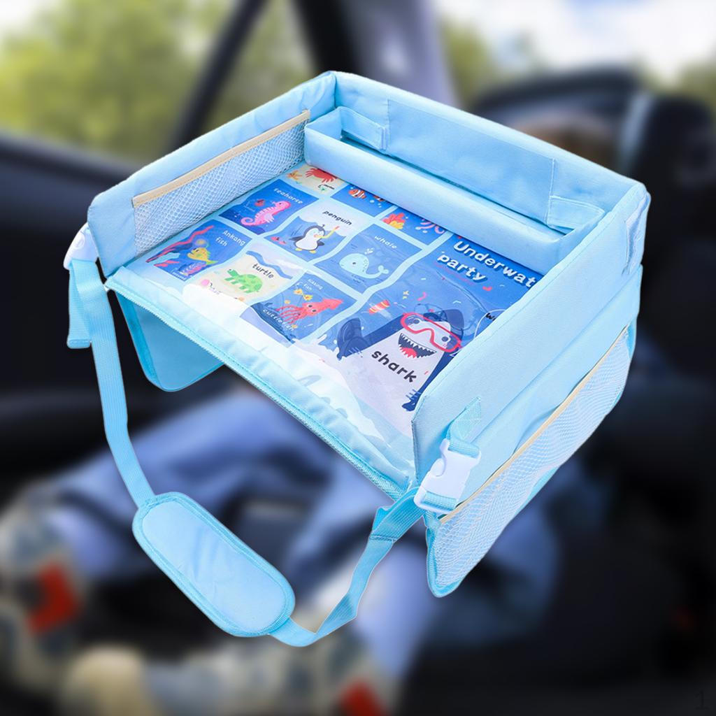 Für Kleinkinder Kinder Tablett Faltbar Reise Aktivität Schoß Reise Spiel Organizer Taschen Essen